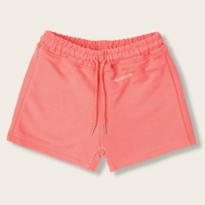 Mini Version Sweat Shorts - Coral