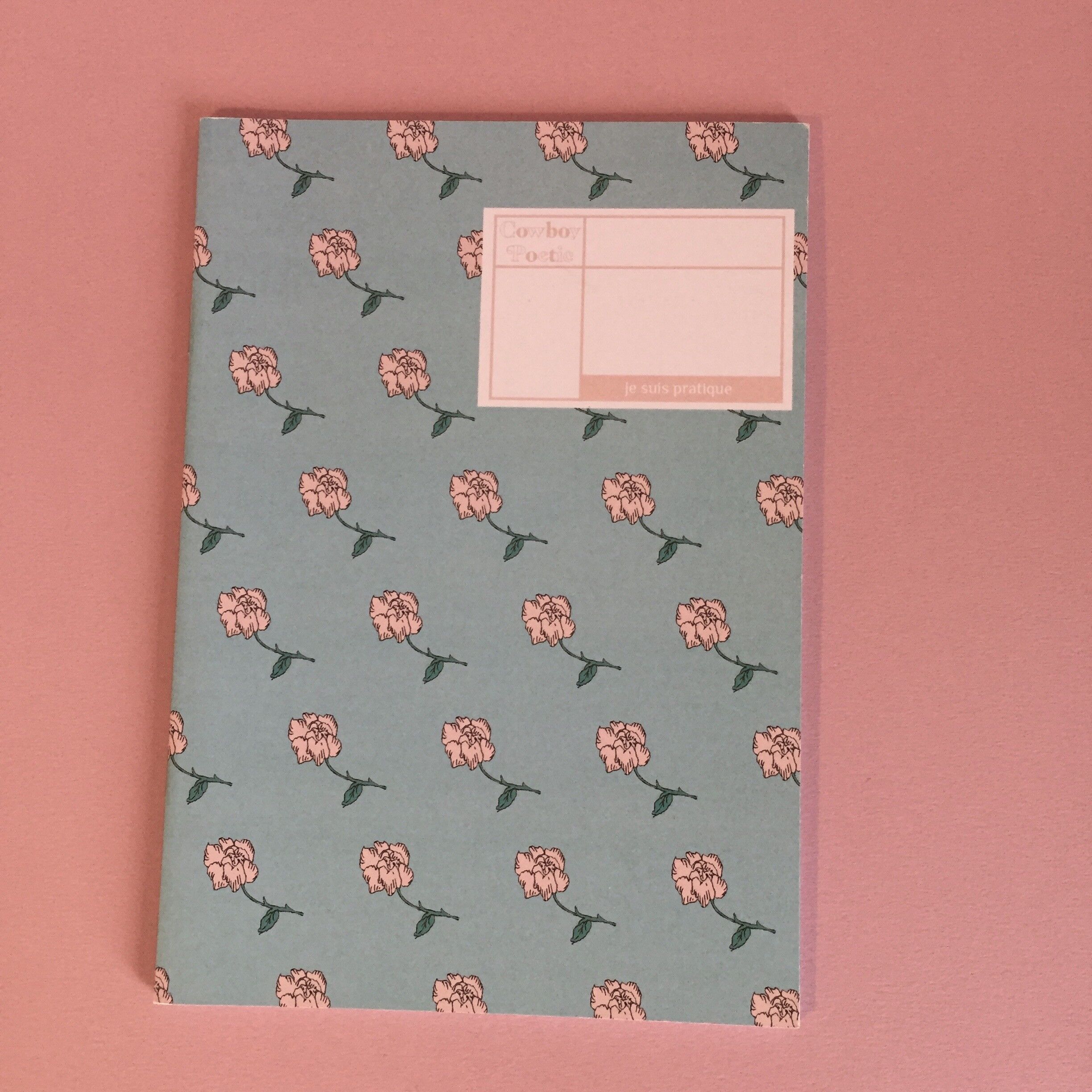 A5 Notizbuch "Ich bin praktisch" Kleine Rosen