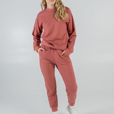 Sweatpants made from organic cotton & seaweed berry