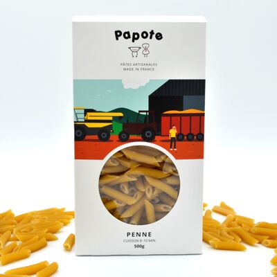 Penne Pasta - Artisanal and French - 500g