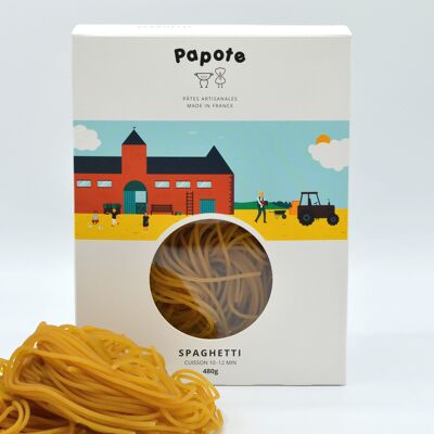 Spaghetti Pasta - Artisanal and French - 480g