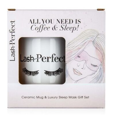 Ensemble de tasse et masque de sommeil Lash Perfect