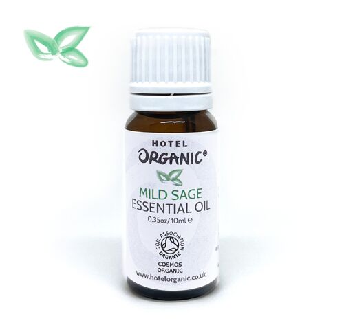 Certified Organic Mild Sage Essential Oil 10ml