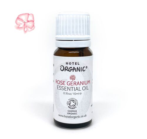 Certified Organic Rose Geranium Essential Oil 10ml