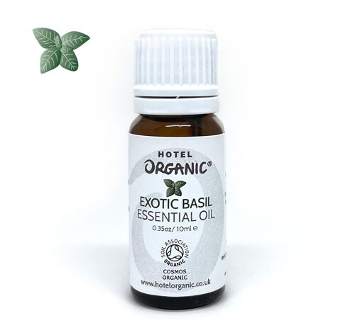 Certified Organic Exotic Basil Essential Oil 10ml