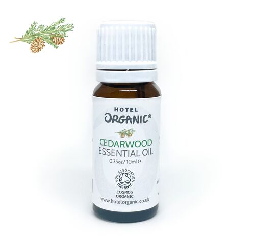 Certified Organic Cedarwood Atlas Essential Oil 10ml