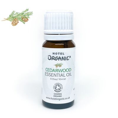 Certified Organic Cedarwood Atlas Essential Oil 10ml