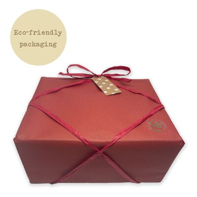 Natural & Organic Eco-Friendly Gift Set - Red Eco Wrap