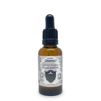 Certified Organic Handmade Beard Oils 30ml Pipette - Green Forest