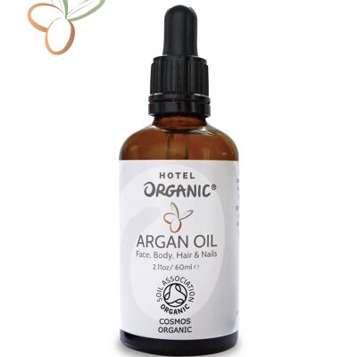 Handmade Moroccan Virgin Certified Organic Argan Oil - 60ml