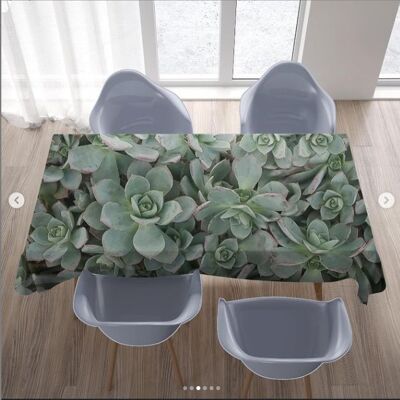 Tablecloth in Succulent Green