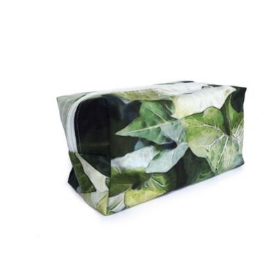 Waterproof Cosmetic Travel Pouch in Forest Leaf