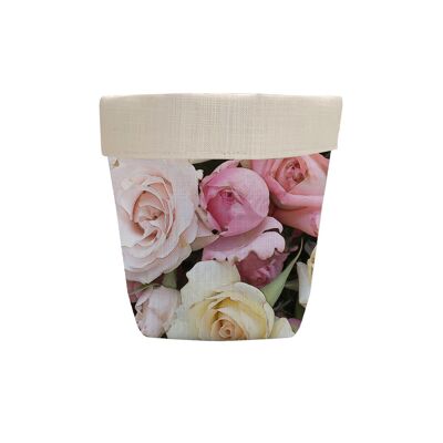 Fabric Pot in Rose Garden