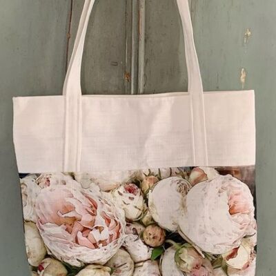 Tote in Peony Pink