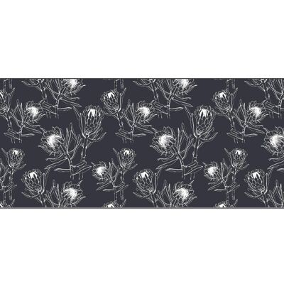 Table Runner in Protea Charcoal