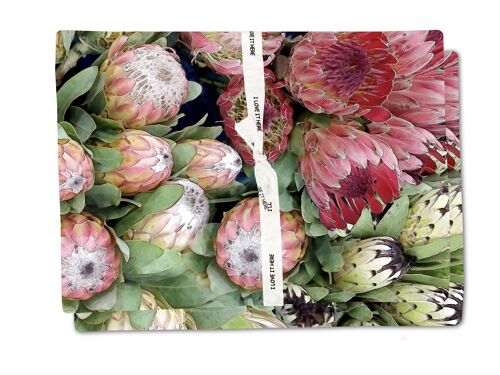 Placemat in Protea Red