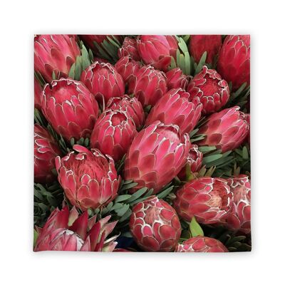 Gesichtsflanell in Protea Red