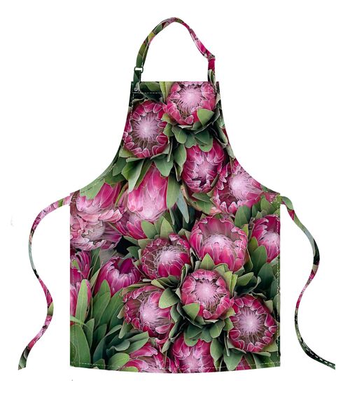 Apron in Protea Red