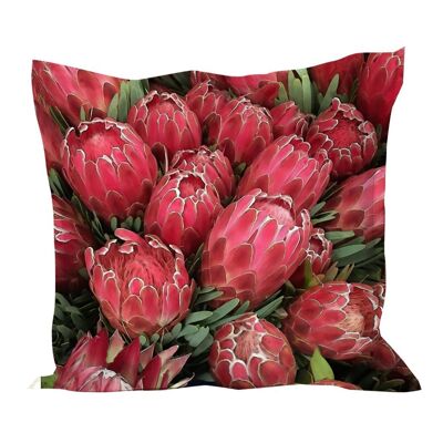 Kissenhülle in Protea Red
