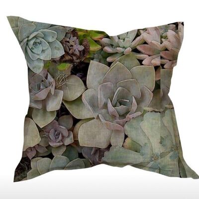 Cushion cover in Succulent in Soil