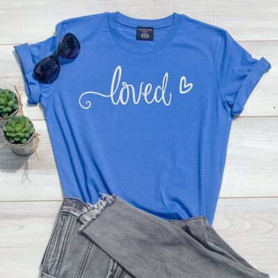Camiseta Loved - Blauw