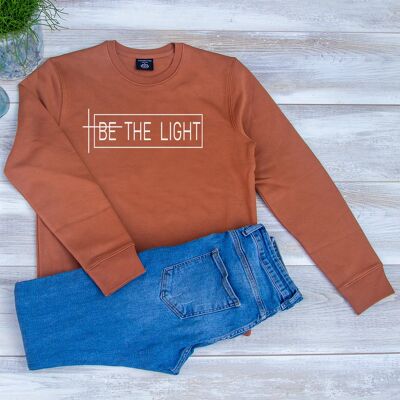 Be The Light Sweater - Bruin