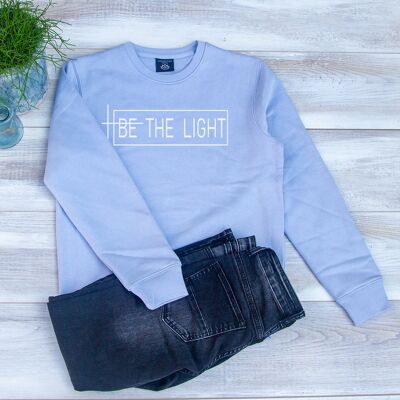 Be The Light Pullover - Blauw
