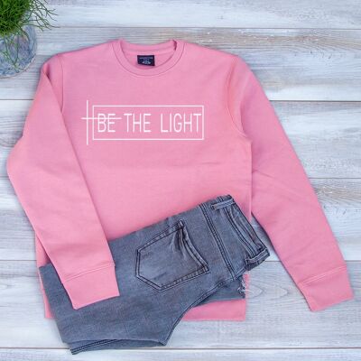 Be The Light Pullover - Roze