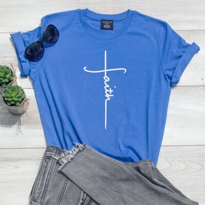 Glauben T-Shirt - Blauw