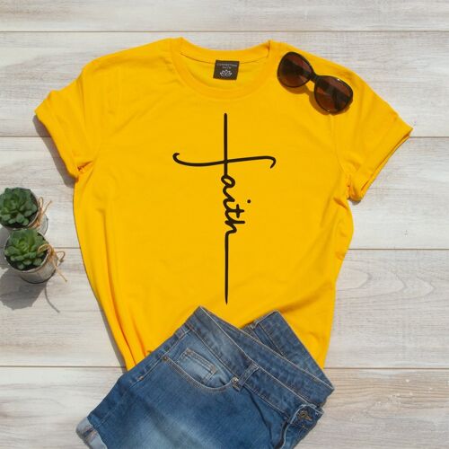 Faith T-Shirt - Geel