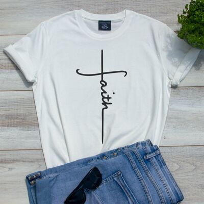 Camiseta Faith - Wit