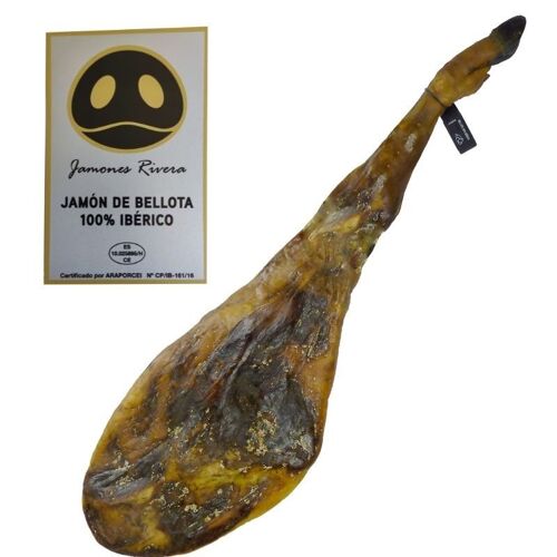 Jamón de Bellota 100% Ibérico Rivera 7.5-8 kgs