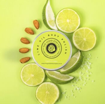 Gommage corporel au citron vert bio