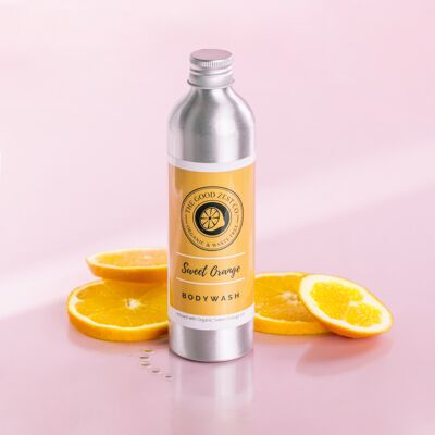 Gel de baño orgánico de naranja