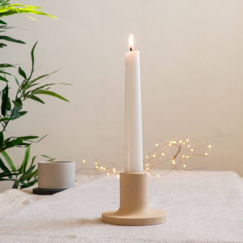 Round Candle Holder  - Cloudy