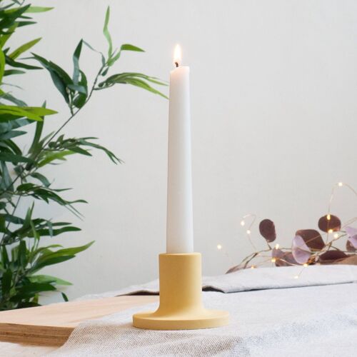Round Candle Holder  - Bumblebee