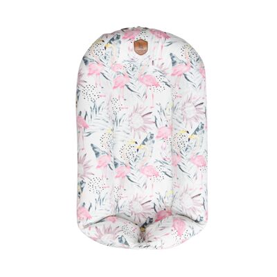 EcoViking Organic Babynest Flamingo Dreams