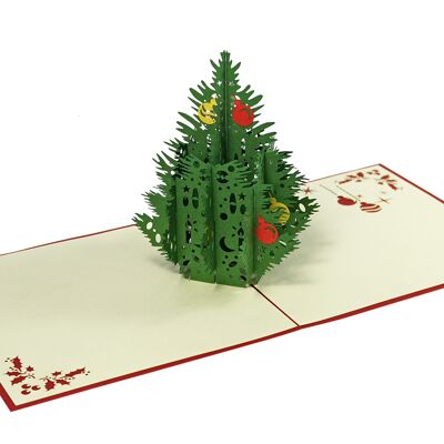 CARTA POP-UP ALBERO DI NATALE