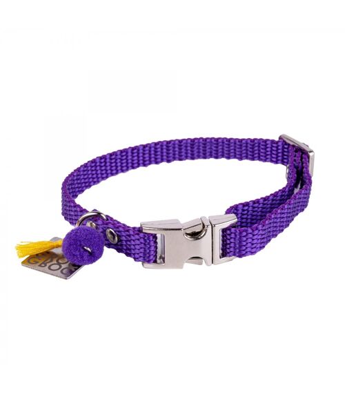 Collar para perros Groc Groc Lucky Morado Cinta 10-S