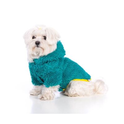 Manteau Réversible pour Chien Groc Groc Vivian Emerald Green-XL