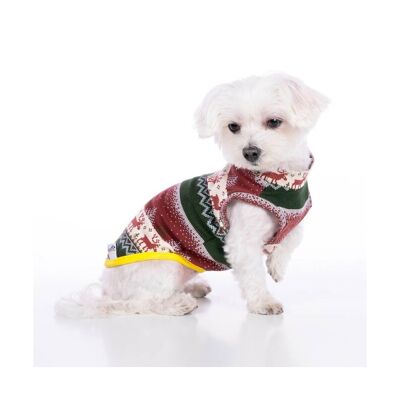 Maglione natalizio per cane Groc Groc Willy Garnet-S