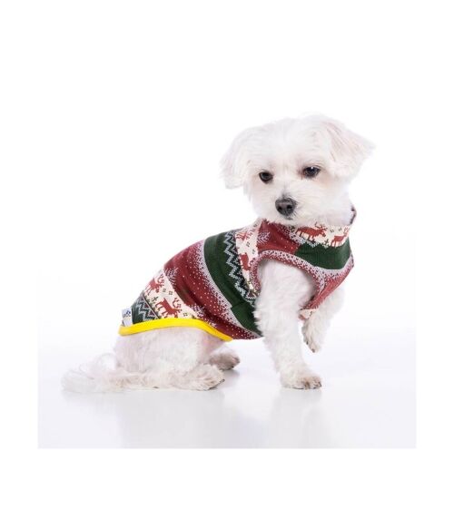 Jersey Navideño para perro Groc Groc Willy Granate-M