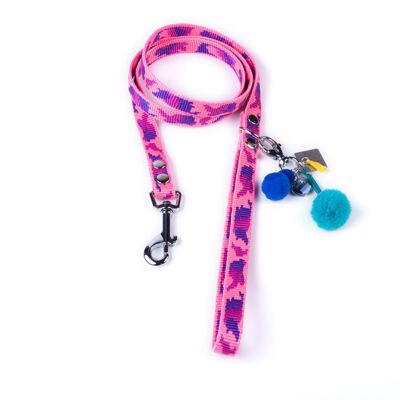 Guinzaglio per cani Pink Camouflage Groc Groc Lucky-