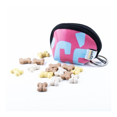 Boni Pink Canvas Dog Treats Dispenser