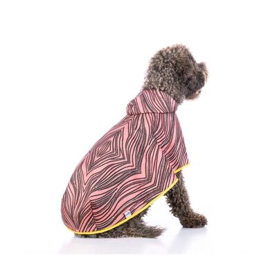 Dog Rain Coat Pink Softshell Groc Groc Lola-XS