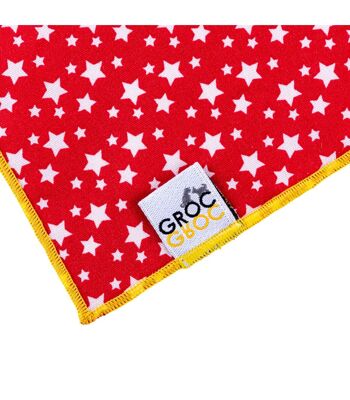 Bandana Echarpe pour chien Groc Groc Lara Red Stars-S 4