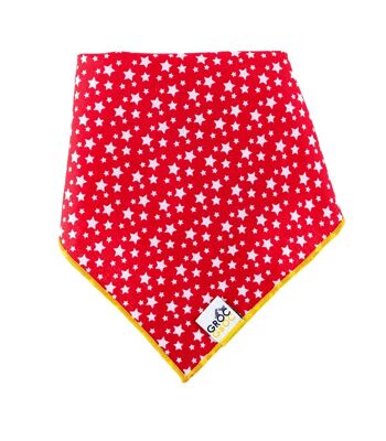 Bandana Echarpe pour chien Groc Groc Lara Red Stars-S 5