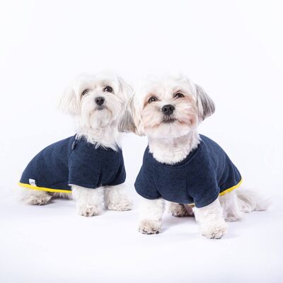 Pull Marin Royal Blue Dog Sweater-XL