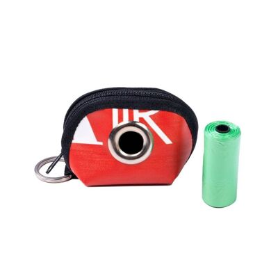 Dispenser di sacchetti per cani Kakou Bag rosso-