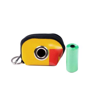 Distributeur de sacs pour chien jaune Kakou Bag- 1